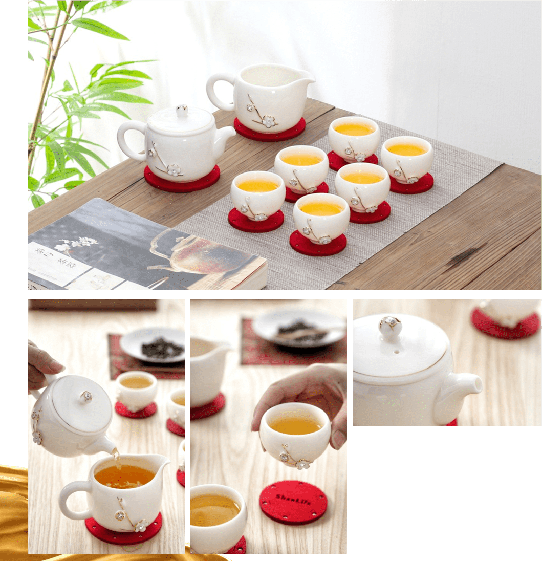 咏梅报春【一壶一海六杯】